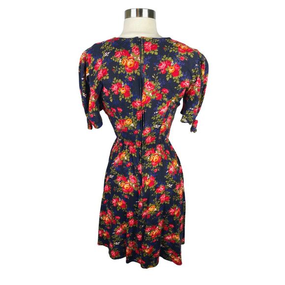 Vintage 80’s S.L. Petites Floral Baby Doll Dress - Size 6 - Picture 8 of 9